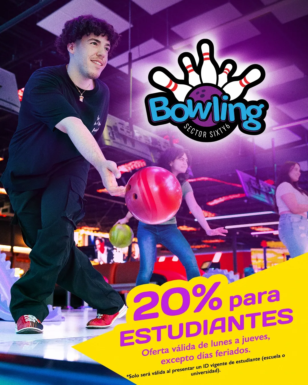 Promoción Bowling for Students